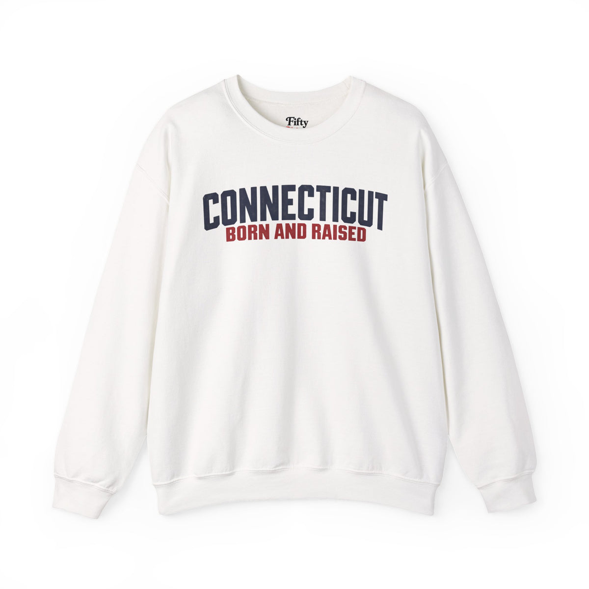 Connecticut Born and Raised Minimal Heritage Unisex Sweatshirt Graphic
