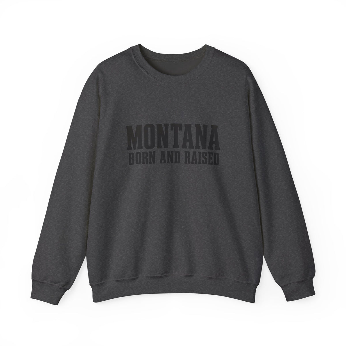 Montana Born and Raised Minimal Heritage Unisex Sweatshirt Graphic