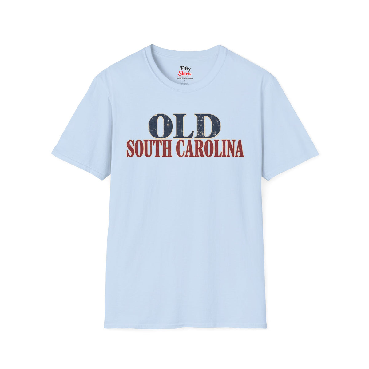 Old South Carolina Unisex Softstyle T Shirt State Name Graphic Tee