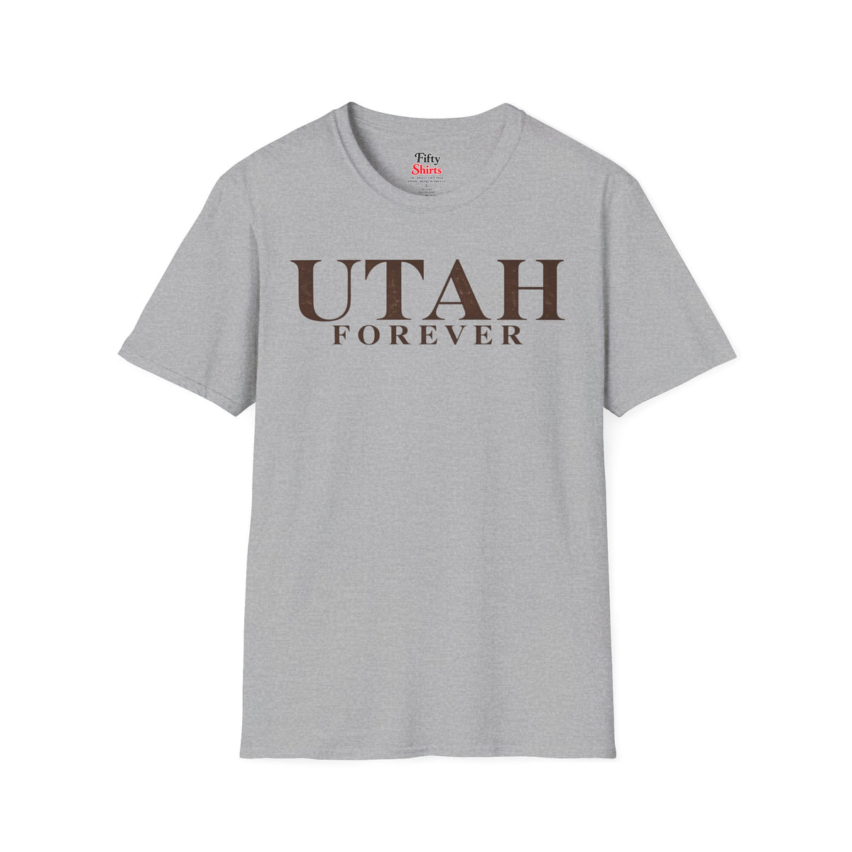 Utah Forever Unisex Softstyle T Shirt State Name Graphic Tee