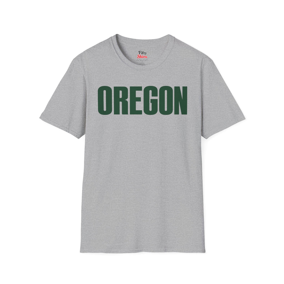 Oregon Unisex Softstyle T Shirt State Name Graphic Tee