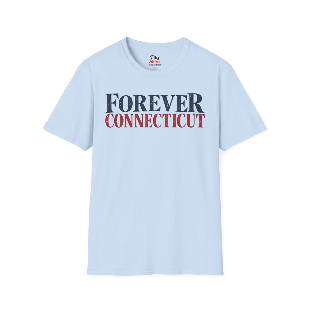 Forever Connecticut Unisex Softstyle T Shirt State Name Graphic Tee