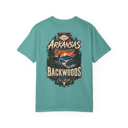 Arkansas Backwoods Unisex Comfort Color 1717 Streetwear Graphic Tee