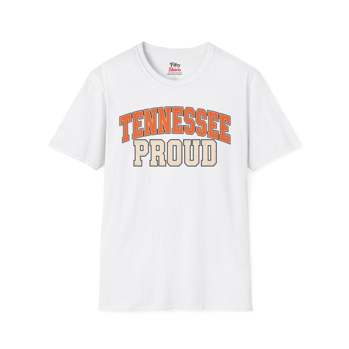 Tennessee Proud Unisex Softstyle T Shirt State Name Graphic Tee