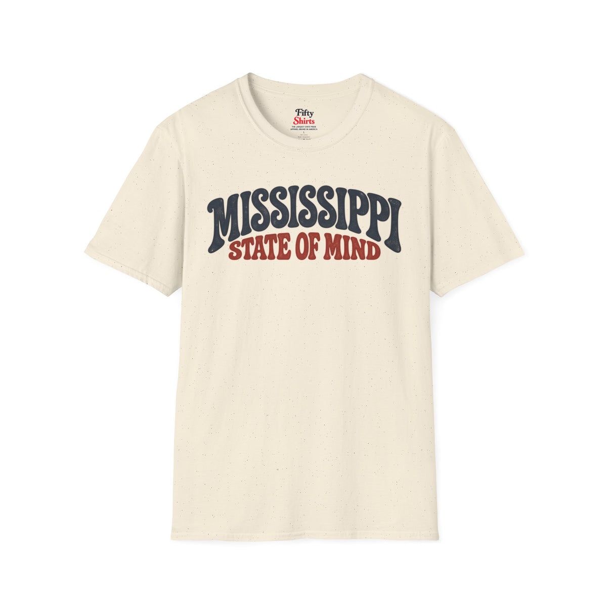 Mississippi State of Mind Unisex Softstyle T Shirt State Name Graphic Tee