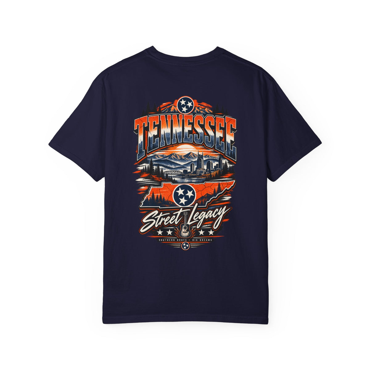 Tennessee Street Legacy Unisex Comfort Color 1717 Streetwear Graphic Tee