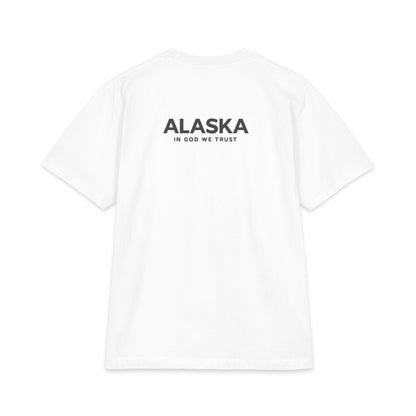 Alaska All State In God We Trust Unisex Max Heavyweight Short Sleeve