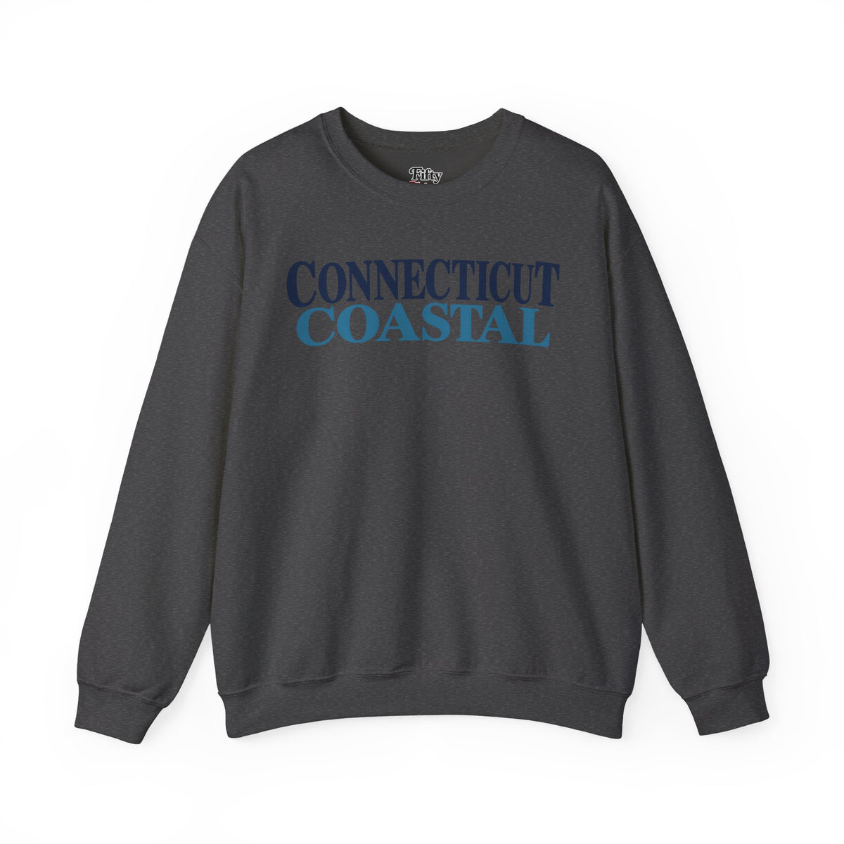 Connecticut Coastal Unisex Crewneck Sweatshirt State Name Graphic