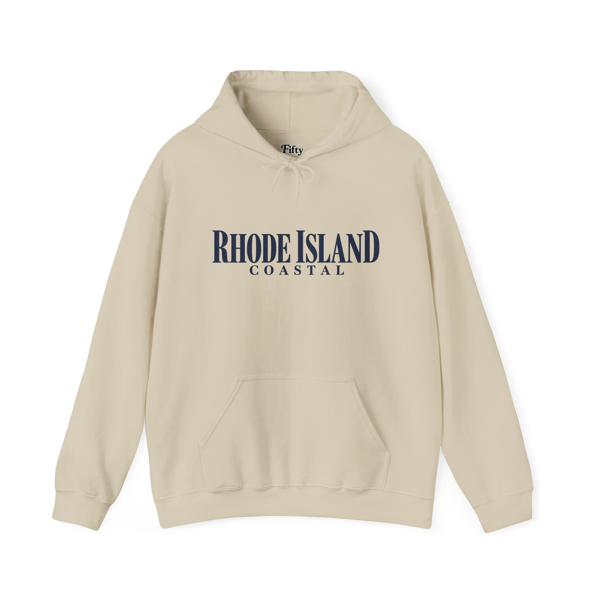 Rhode Island Coastal Unisex Hoodie State Name Graphic