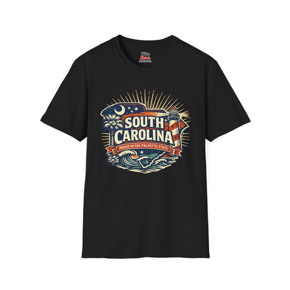 South Carolina State Pride Unisex Softstyle T Shirt State Pride Graphic Tee Collections FS03