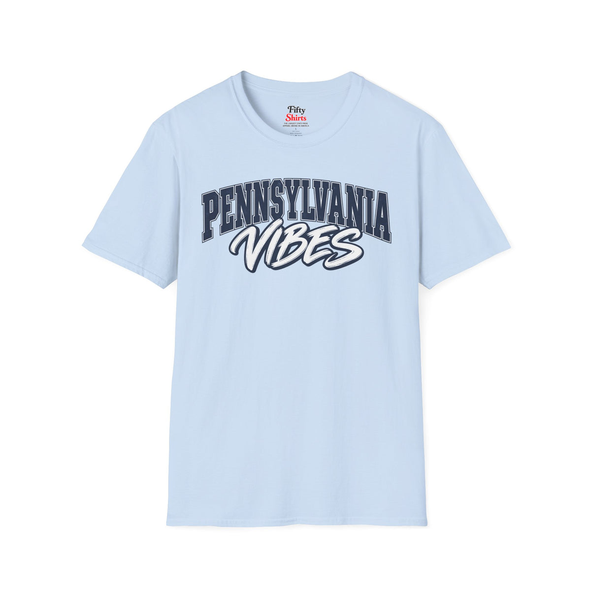 Pennsylvania Vibes Unisex Softstyle T Shirt State Name Graphic Tee