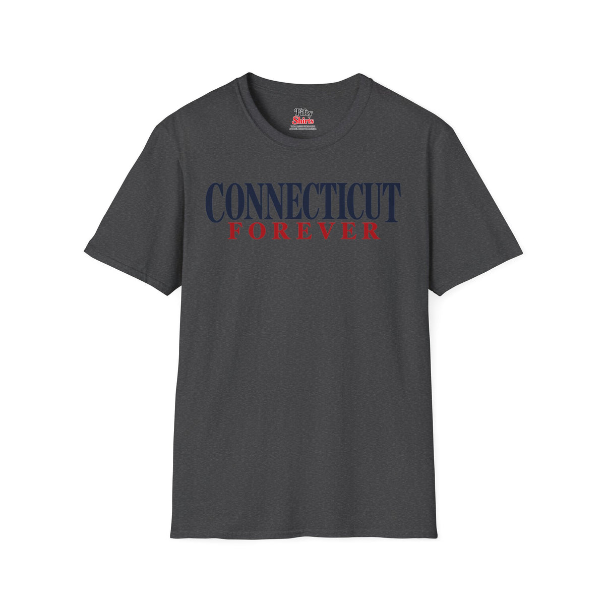 Connecticut Forever Unisex Softstyle T Shirt State Name Graphic Tee