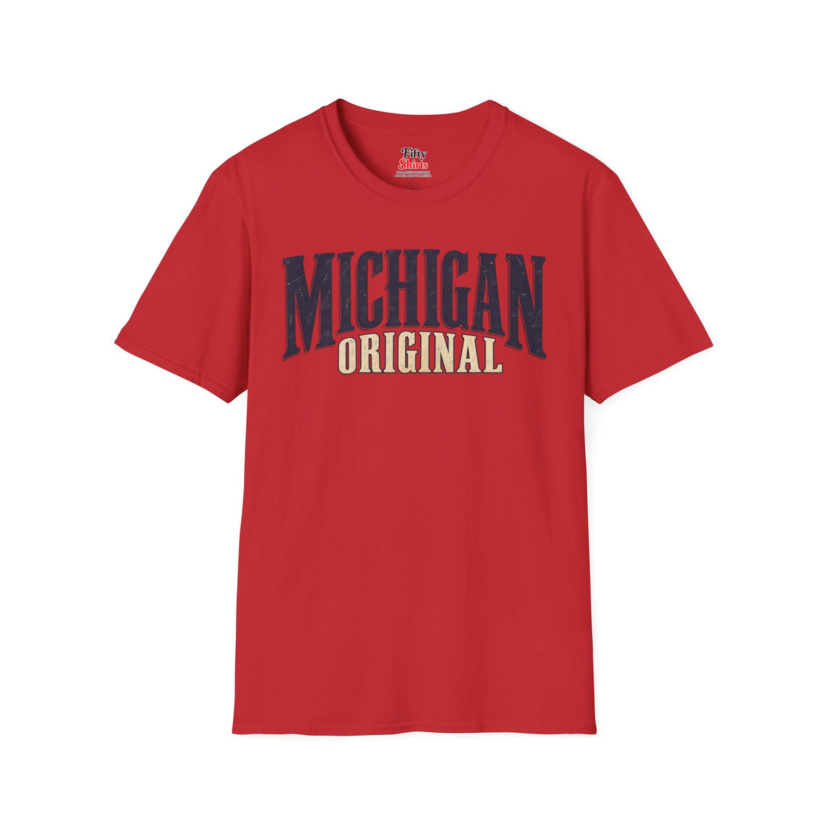 Michigan Original Unisex Softstyle T Shirt State Name Graphic Tee