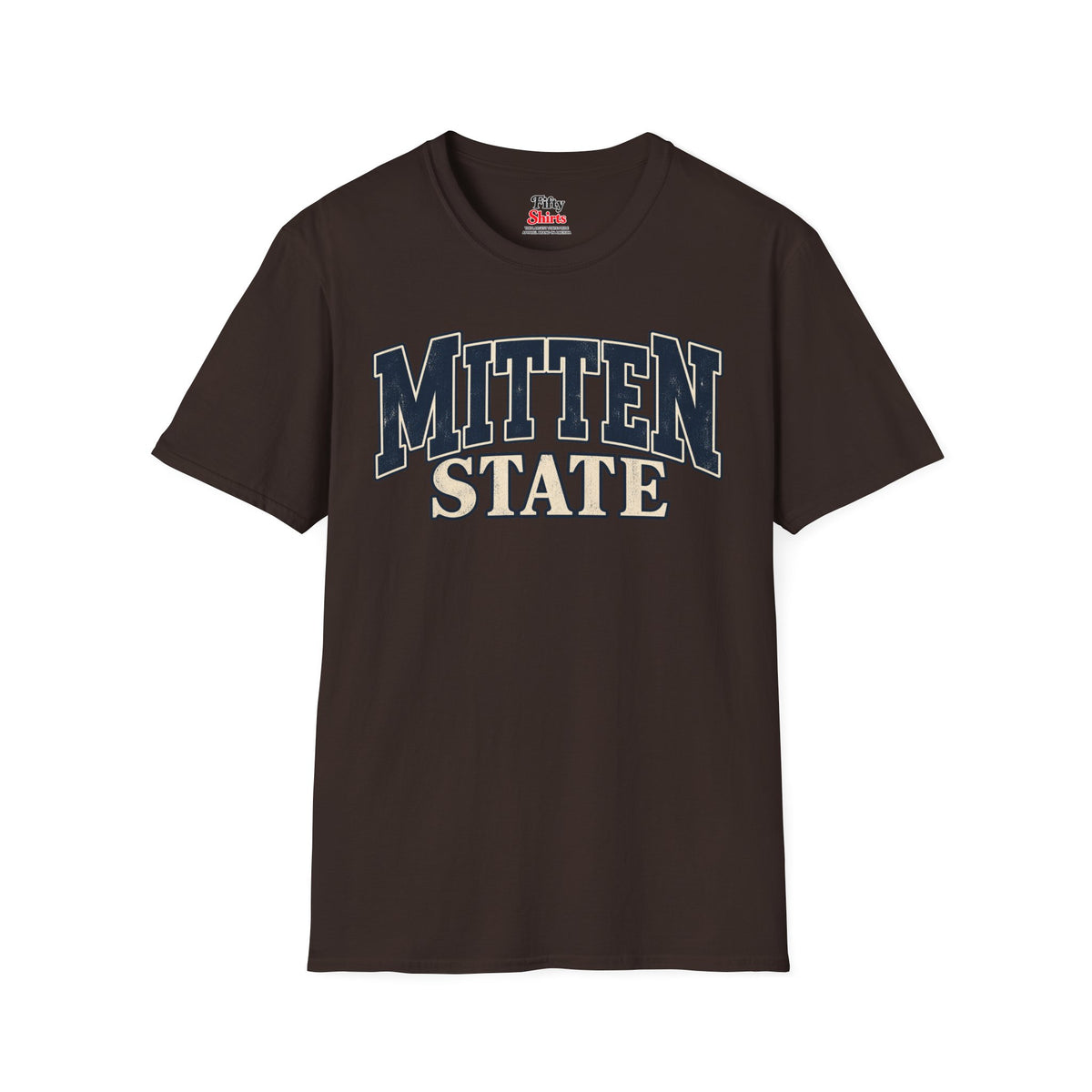 Michigan Mitten State Unisex Softstyle T Shirt State Name Graphic Tee