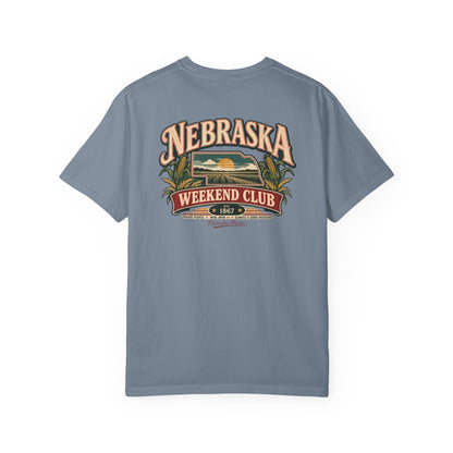 Nebraska Weekend Club Unisex Comfort Color 1717 Streetwear Graphic Tee
