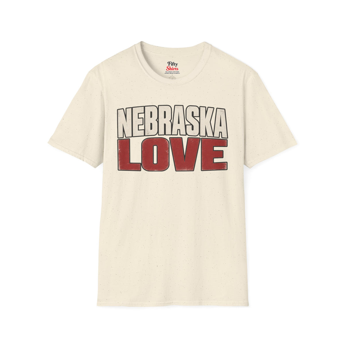 Nebraska Love Unisex Softstyle T Shirt State Name Graphic Tee