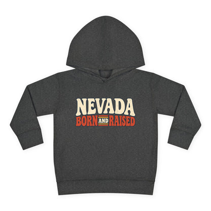 Nevada Born and Raised Retro 1970s Desert Unisex Toddler Pullover Fleece Hoodie