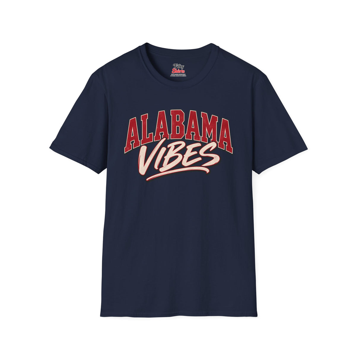 Alabama Vibes Unisex Softstyle T Shirt State Name Graphic Tee
