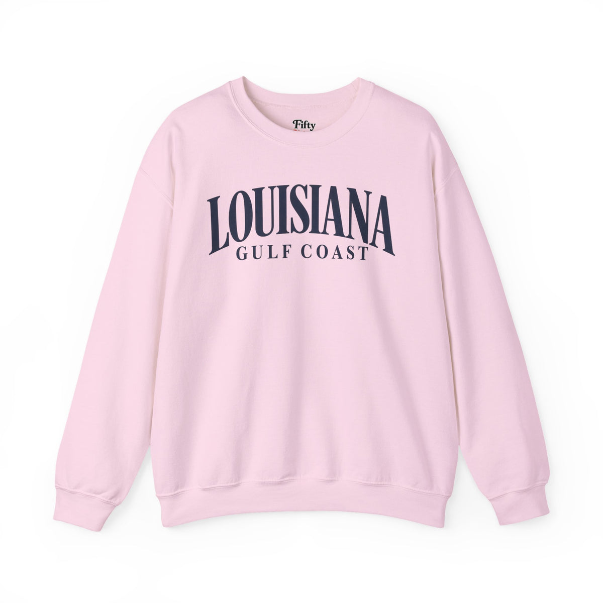 Louisiana Gulf Coast Unisex Crewneck Sweatshirt State Name Graphic