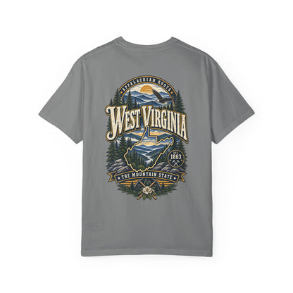 West Virginia Appalachian Roots Unisex Comfort Color 1717 Streetwear Graphic Tee