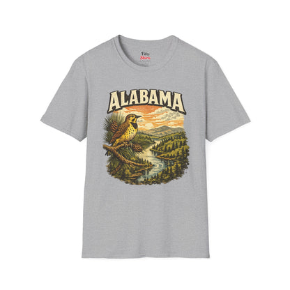 Alabama Wildlife Unisex Softstyle T Shirt State Pride Graphic Tee Collections FS03
