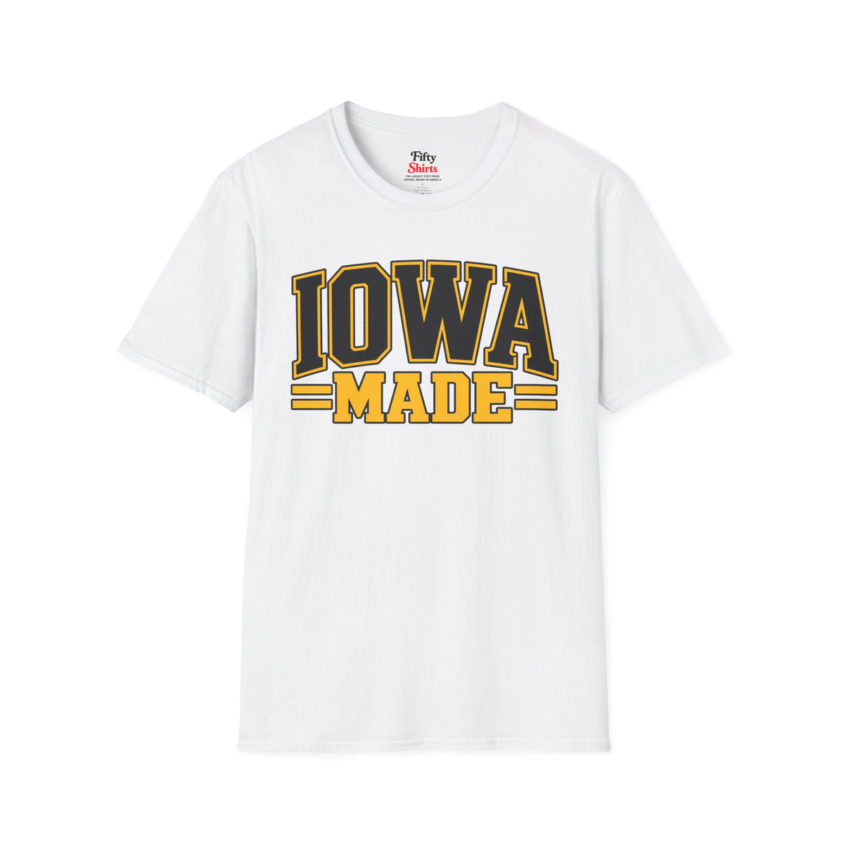Iowa Made Unisex Softstyle T Shirt State Name Graphic Tee