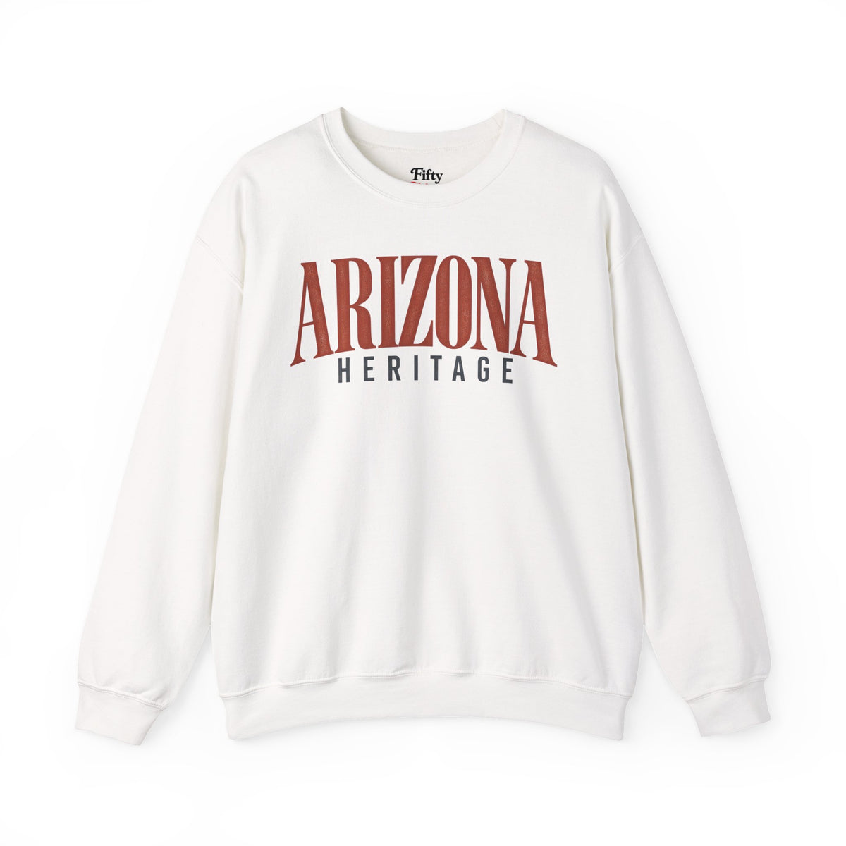Arizona Heritage Unisex Crewneck Sweatshirt State Name Graphic