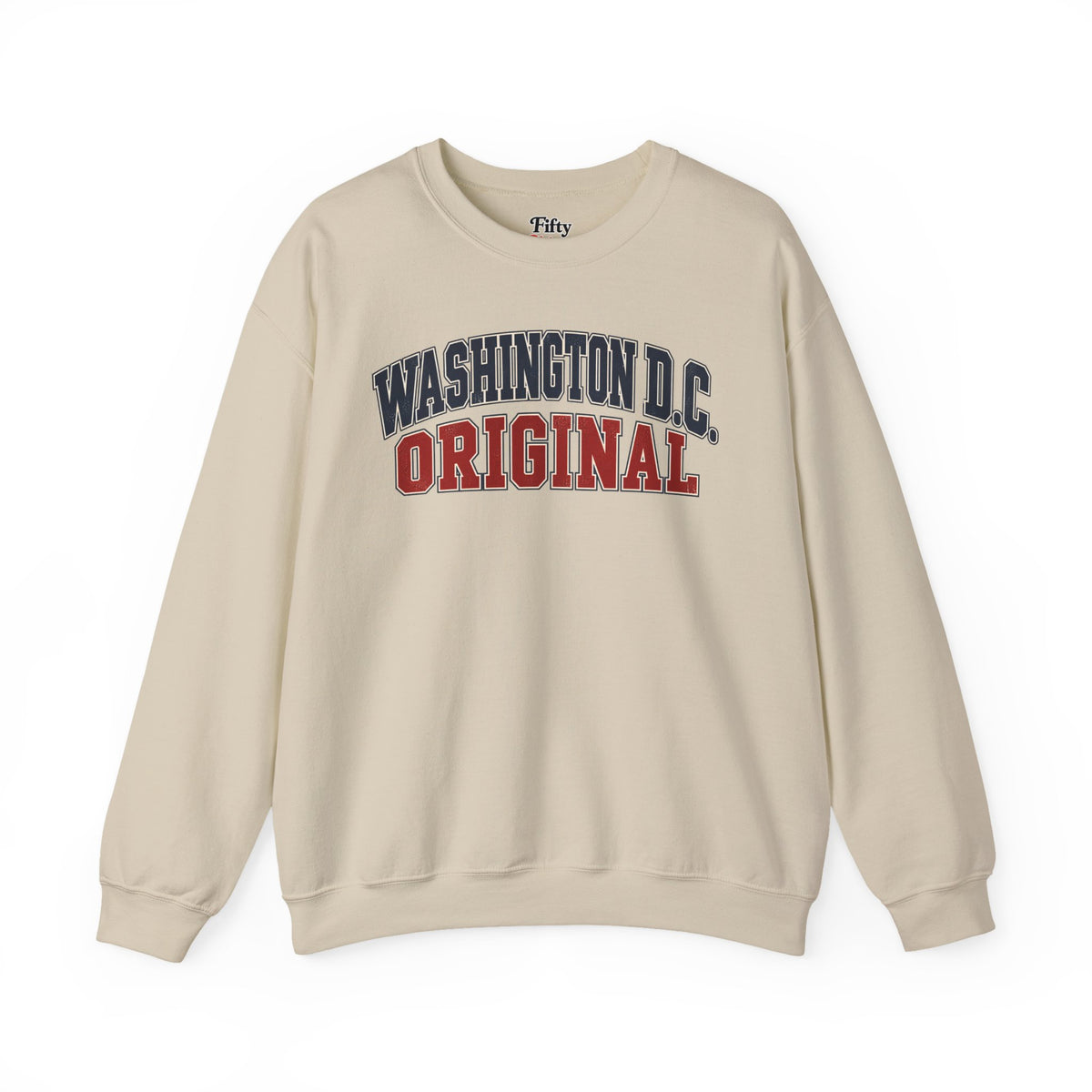 Washington DC Original Unisex Crewneck Sweatshirt State Name Graphic