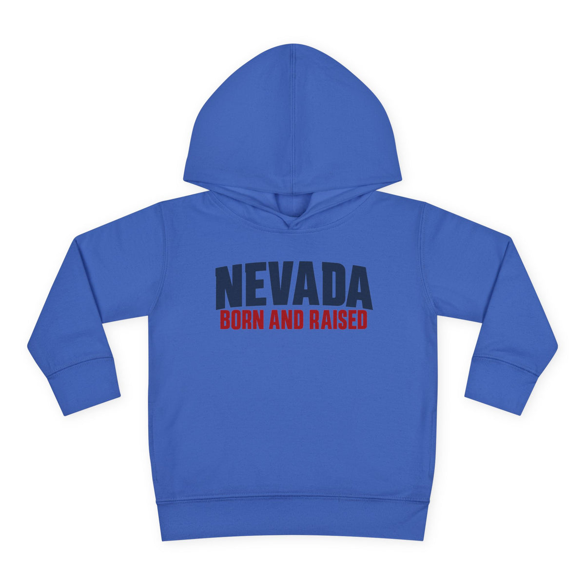 Nevada Born and Raised Minimal Heritage Unisex Toddler Pullover Fleece Hoodie