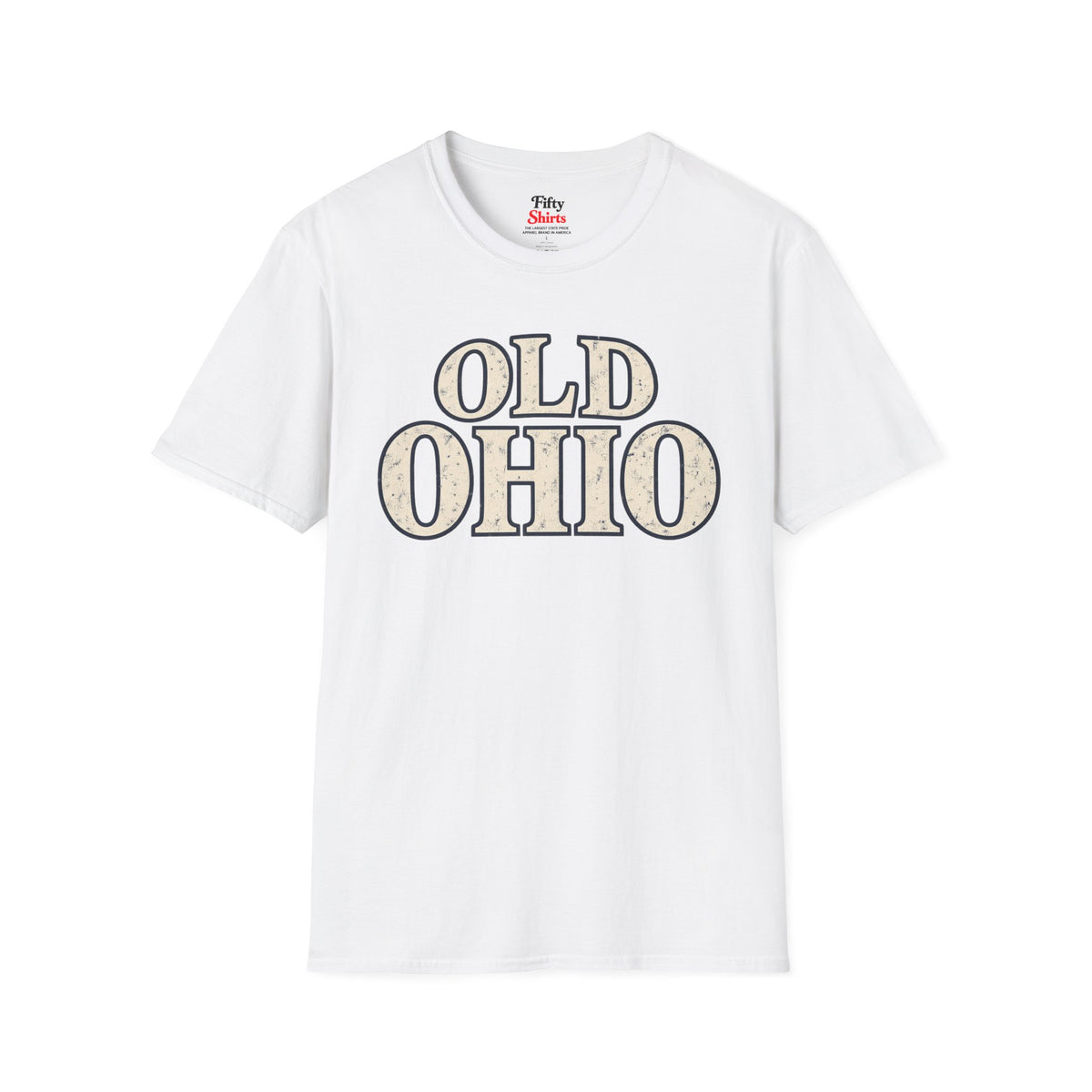 Old Ohio Unisex Softstyle T Shirt State Name Graphic Tee