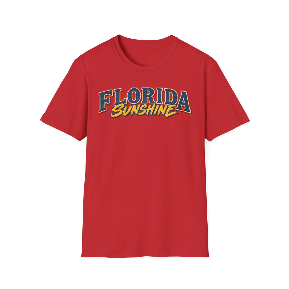 Florida Sunshine Unisex Softstyle T Shirt State Name Graphic Tee