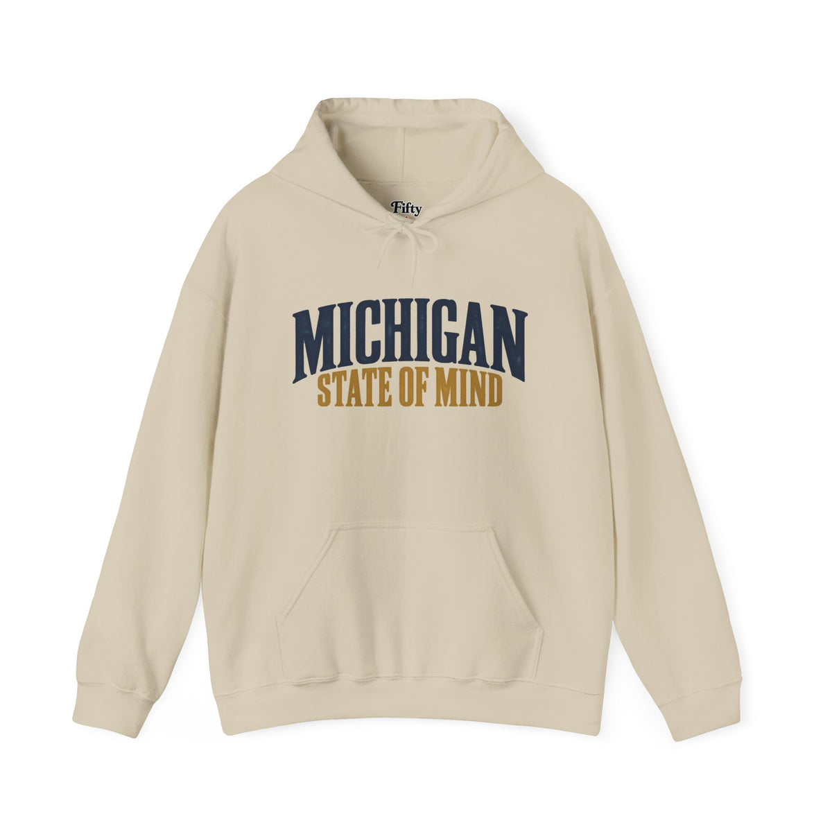 Michigan State of Mind Unisex Hoodie State Name Graphic