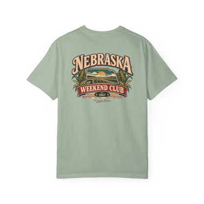 Nebraska Weekend Club Unisex Comfort Color 1717 Streetwear Graphic Tee