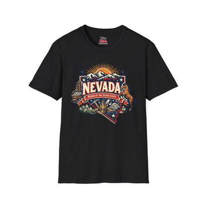 Nevada State Pride Unisex Softstyle T Shirt State Pride Graphic Tee Collections FS03