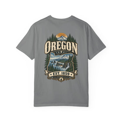Oregon Established 1859 Unisex Comfort Color 1717 Streetwear Graphic Tee