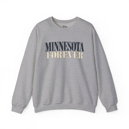 Minnesota Forever Unisex Crewneck Sweatshirt State Name Graphic