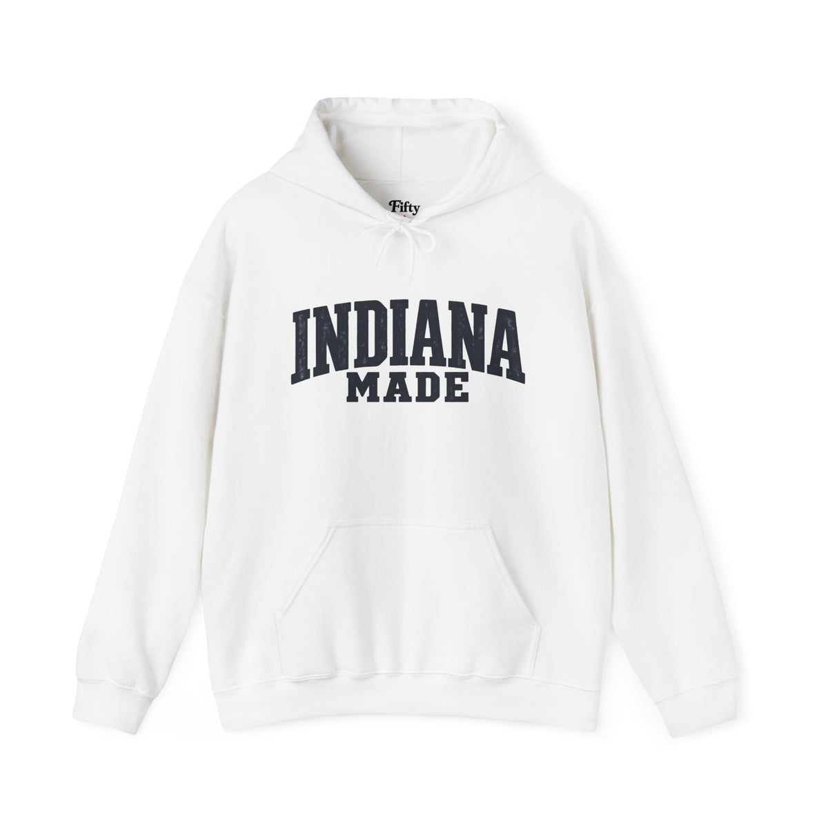 Indiana Made Unisex Hoodie State Name Graphic