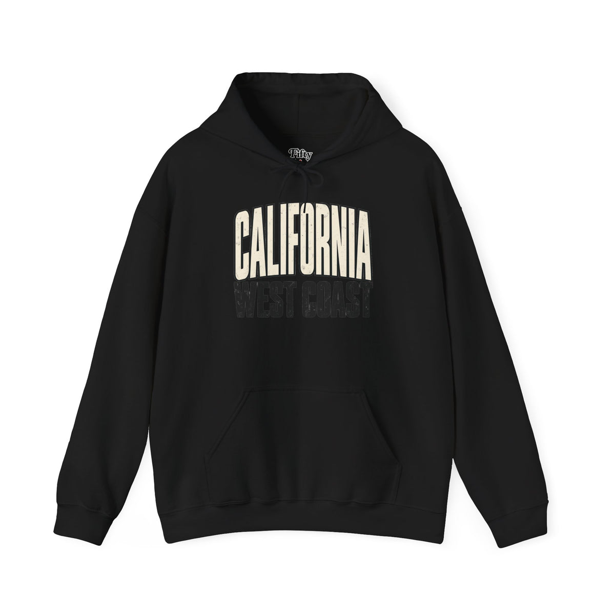 California West Coast Unisex Hoodie State Name Graphic