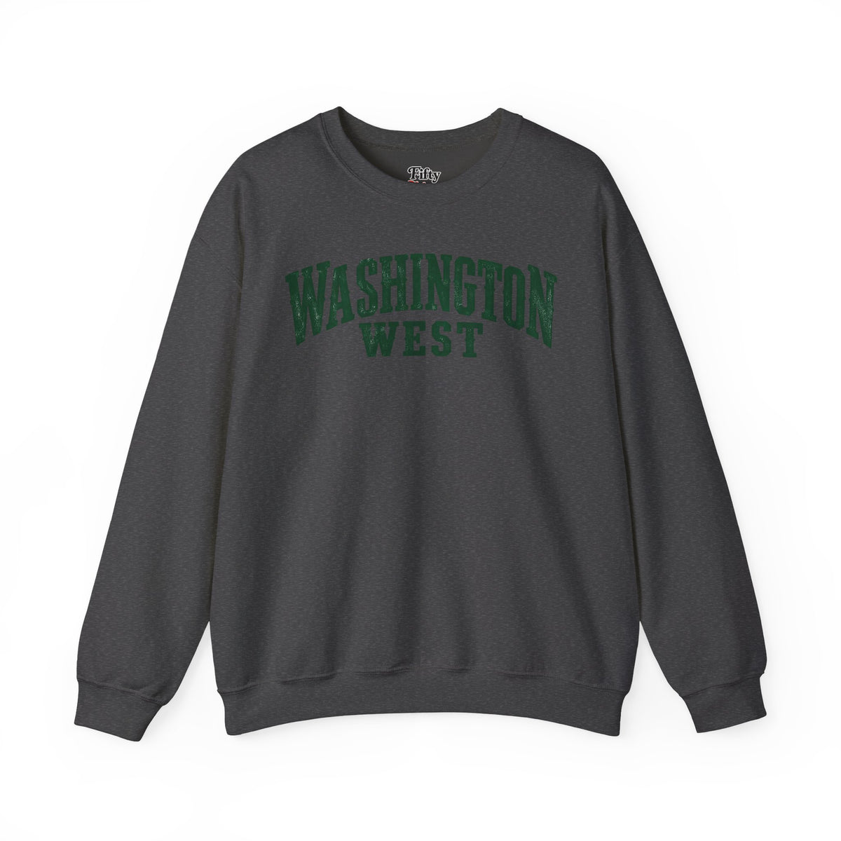Washington West Unisex Crewneck Sweatshirt State Name Graphic