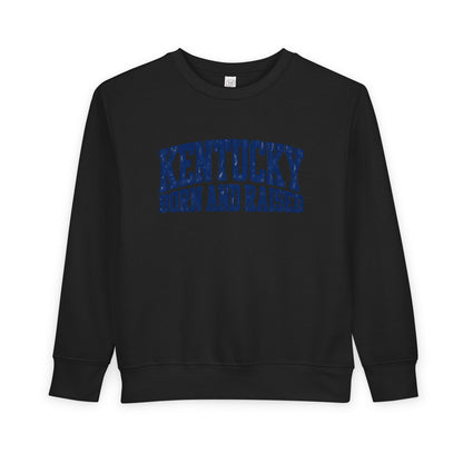 Kentucky Born and Raised Bold Athletic Unisex Toddler Sweatshirt