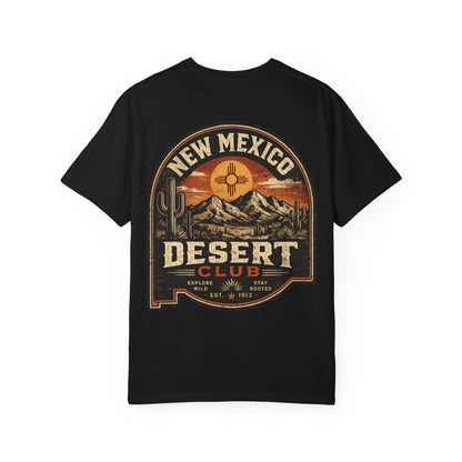 New Mexico Desert Club Unisex Comfort Color 1717 Streetwear Graphic Tee