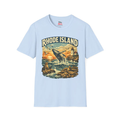 Rhode Island Wildlife Unisex Softstyle T Shirt State Pride Graphic Tee Collections FS03