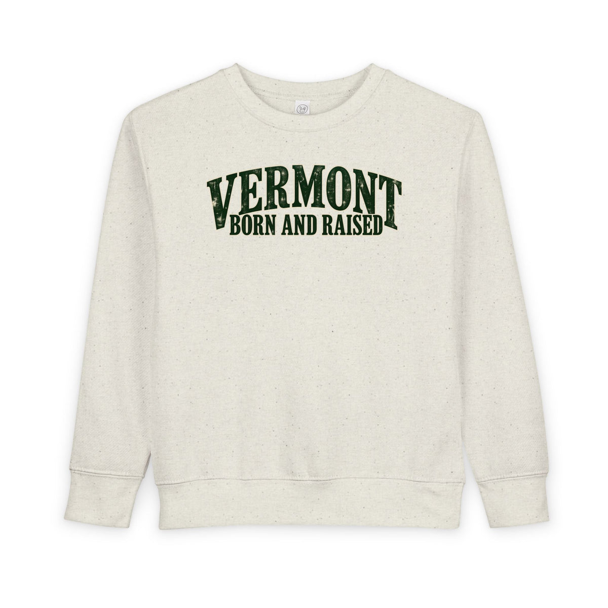Vermont Born and Raised New England Heritage Unisex Toddler Sweatshirt