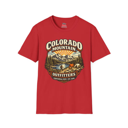 Colorado Mountain Outfitters Unisex Softstyle T Shirt State Pride Graphic Tee Collections FS03
