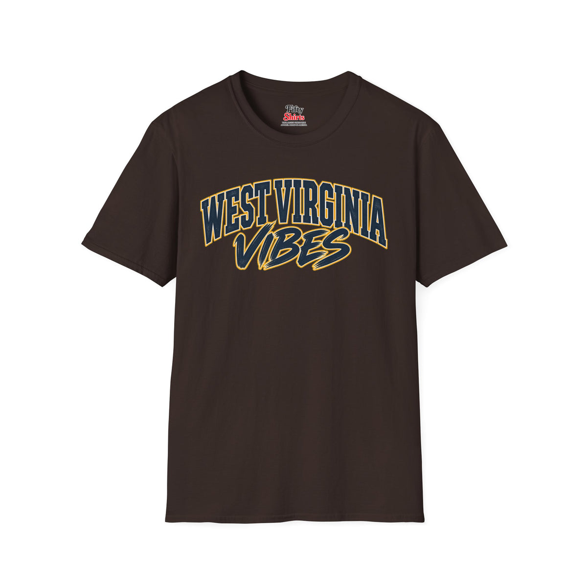 West Virginia Vibes Unisex Softstyle T Shirt State Name Graphic Tee