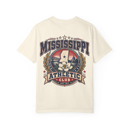Mississippi Athletic Club Unisex Comfort Color 1717 Streetwear Graphic Tee