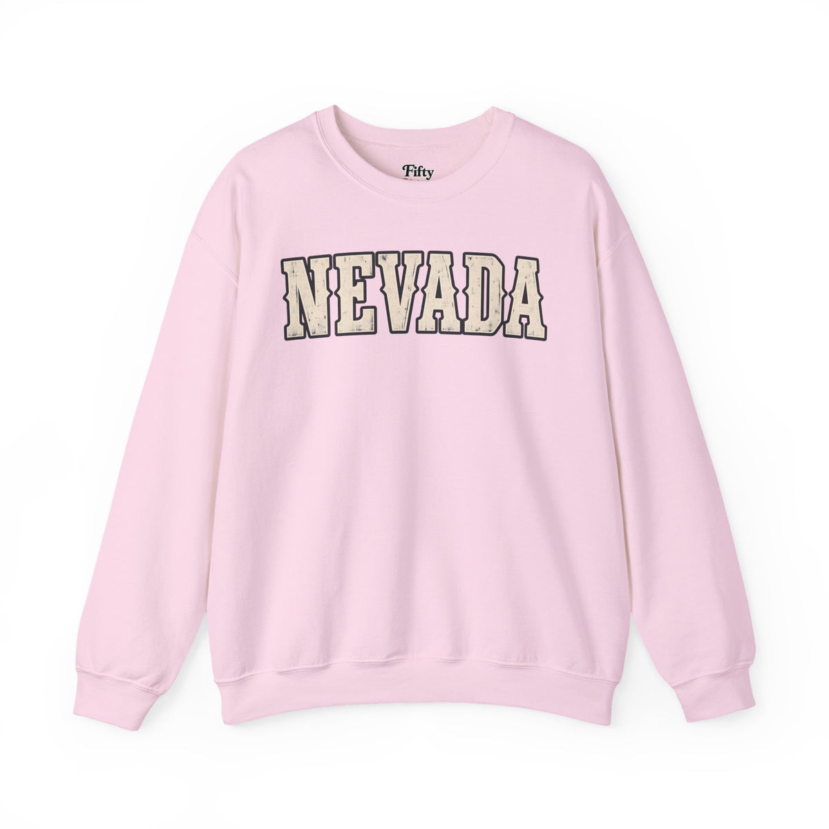 Nevada Unisex Crewneck Sweatshirt State Name Graphic