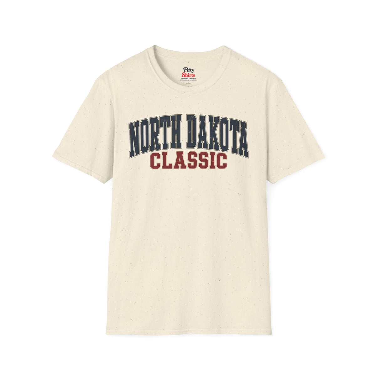 North Dakota Classic Unisex Softstyle T Shirt State Name Graphic Tee