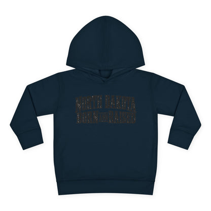 North Dakota Born and Raised Rugged Prairie Heritage Unisex Toddler Pullover Fleece Hoodie