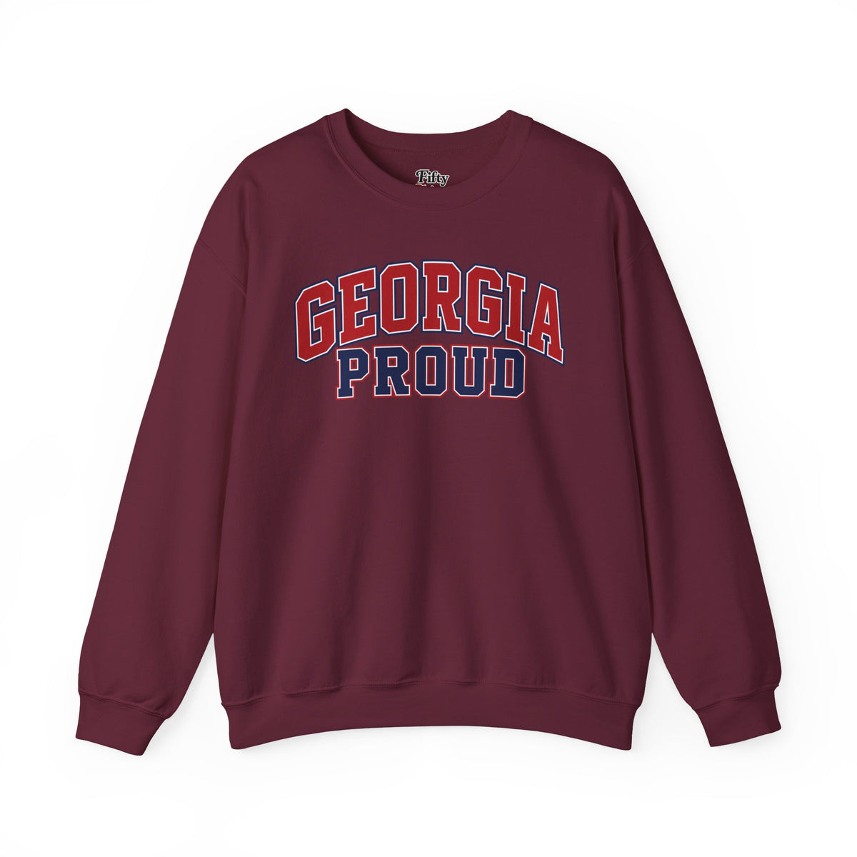 Georgia Proud Unisex Crewneck Sweatshirt State Name Graphic